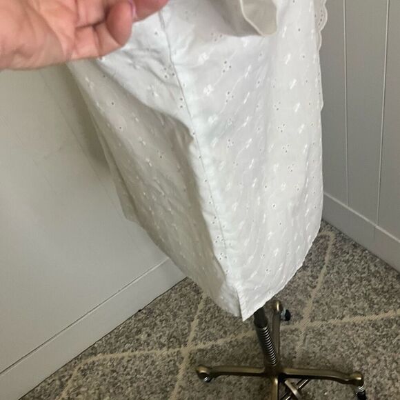 Vintage Vicki Wayne’s Women’s Large White Lace Detail Short Sleeve Top Shirt - Picture 7 of 14